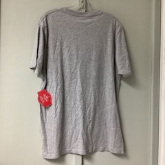 New Holiday Time Mens Large Gray Crew Neck Christmas T Shirt “ Making Bright “