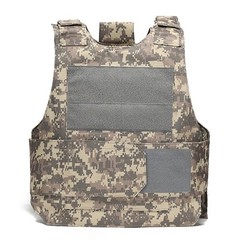 Body Bulletproof Vest Front Back Plates Armor Tactical Jacket Guard Security Kit