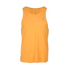 diadora Super Light Crew Neck Athletic Tank Top Mens Orange Casual Athletic 180