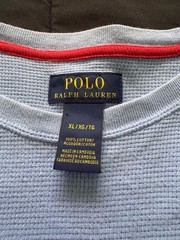 Polo Ralph Lauren Blue Waffle Knit Short Sleeve T-Shirt