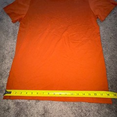 Craft + Flow Mens Pocket T Shirt Small Orange Casual Streetwear Tee NWT