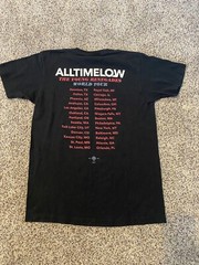 All Time Low Shirt The Young Renegades 2017 World Tour N.A. Size Med NM