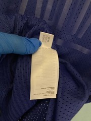 ADIDAS MENS ATHLETIC BREATHABLE MESH FABRIC SHIRT; Large ; Blue; PreOwned Exclnt