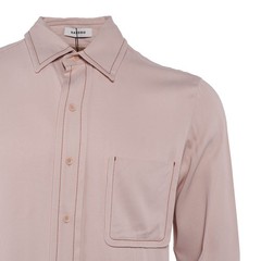 Sandro Paris shirt pink size XS men’s long sleeve shirt cotton casual shpcm01031