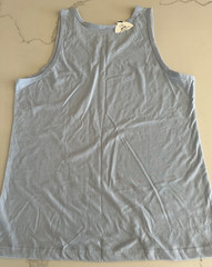 BUC-EES Beach Scene~ Men’s Large Lt. Blue Tank Top