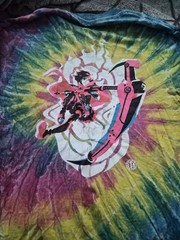 Rooster Teeth RWBY Anime Tie Dye Shirt Size Small, Used