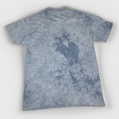 Vintage 2011 The Mountain Blue Tie Dye Birds On A Tree Branch T-Shirt Size L