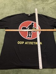 Kyrgyzstan Black Sz 3XL T-Shirt ООР АТЛЕТИКА (Heavy Athletics) Weight Lifting