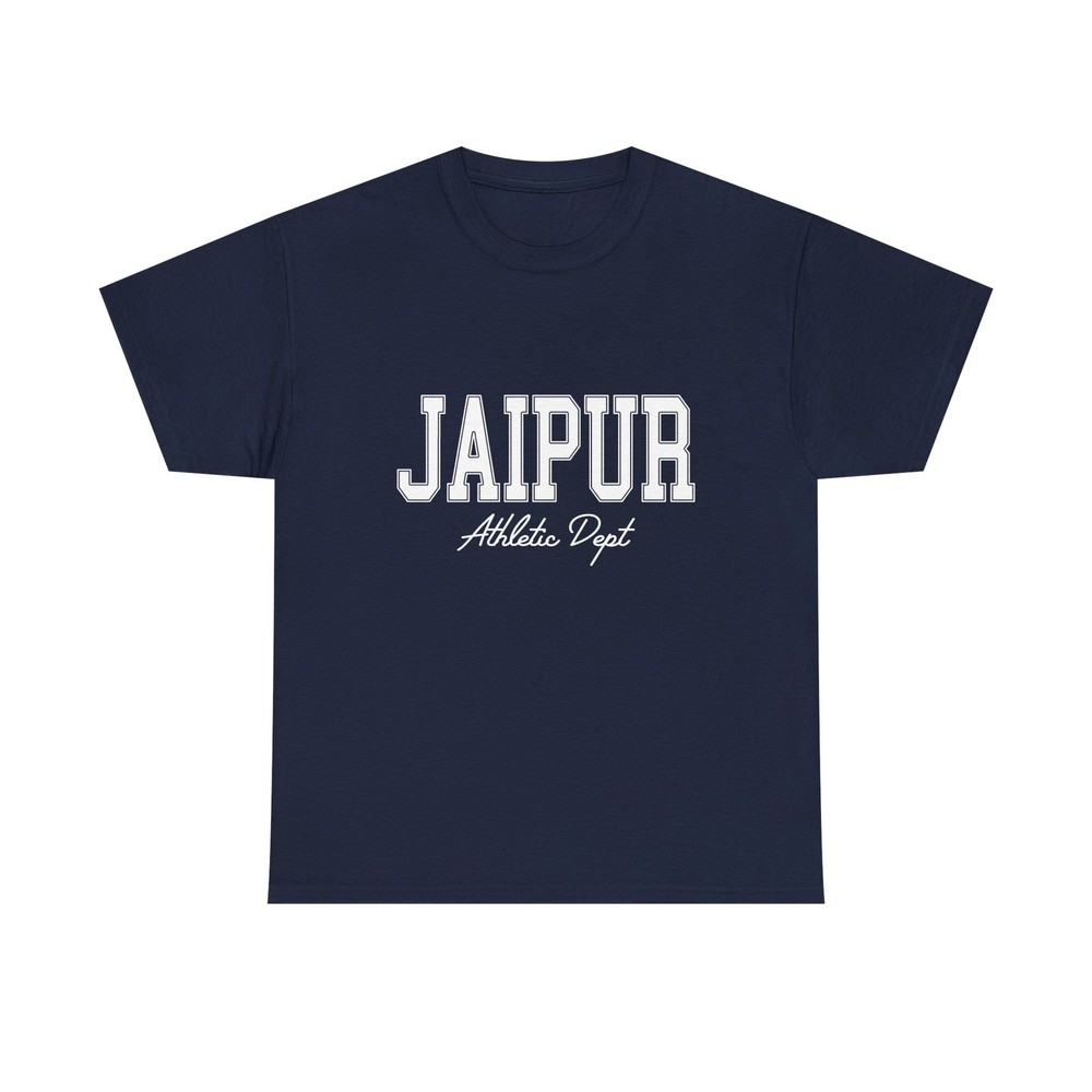 Jaipur India Retro Vacation Souvenir Y2k Aesthetic, Athletic Dept Tee