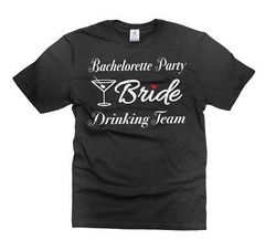 Women’s Bride Drinking Team Shirt Bachelorette Party Shirt For Girls women
