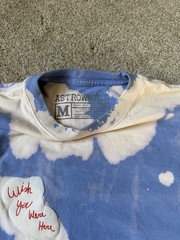 Travis Scott Astroworld Wish You Were Here Astronaut Tie Dye T Shirt Adult M.