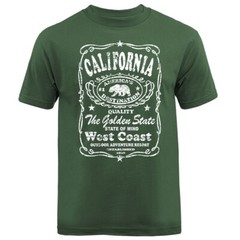 The Golden State California Republic Cali Bear Graphic T-shirt