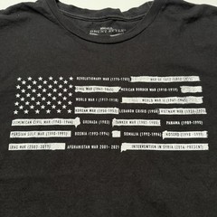 Grunt Style Shirt Mens Small American Flag Military War History Graphic Tee