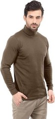 Turtleneck T-Shirt For Men Long Sleeves Tailored Comfort Fit Lot Utopia Wear