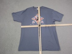 Vintage Arizona Shirt Mens Large L Blue Wolf Coyote Southwest Native Casual 90s