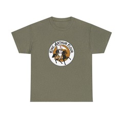 King Arthur Flour Old Logo Crusades Knight Templar Cross Horse Bake Emblem Shirt