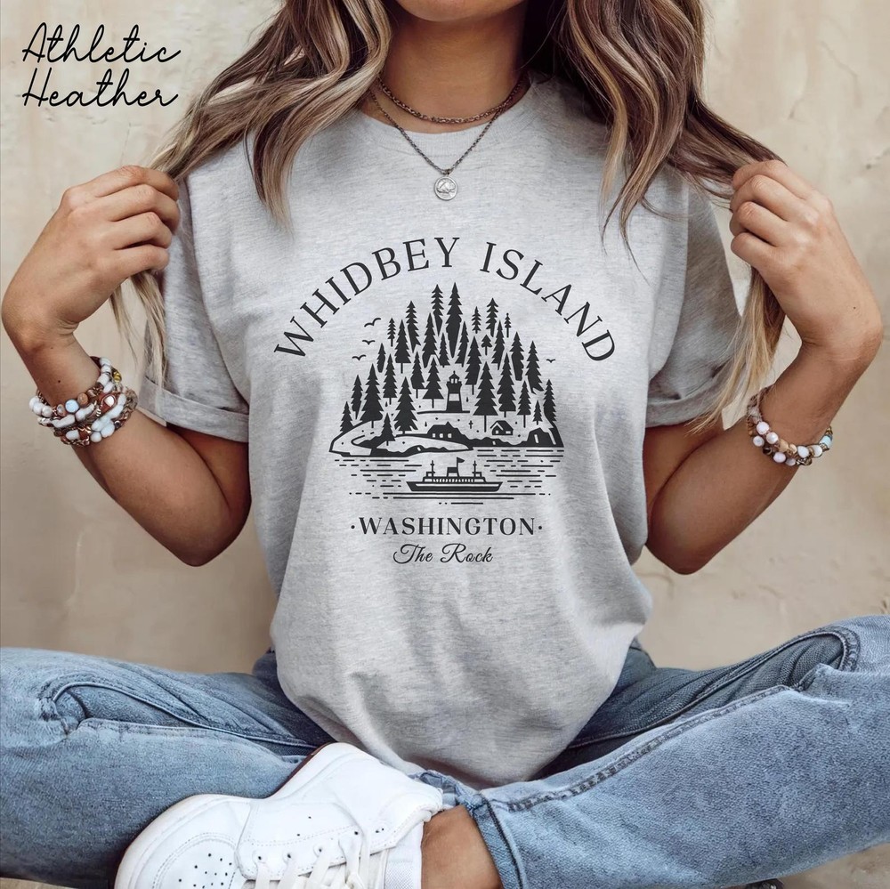 Whidbey Island Shirt Travel Gift for Washington Trip Lovers Souvenir Tee