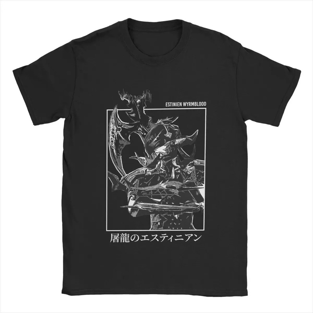 Men’s Final Fantasy FFXIV Estinien Varlineau Wyrmblood Heavensward T Shirts