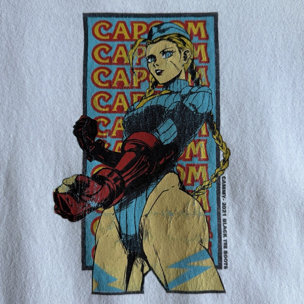 False Reality (Costanza’s Closet) Street Fighter “Killer Bee Cammy” Tee
