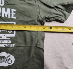 Motorcycle Rider T-Shirt, Things I Do In My Spare Time Biker Size XL T-shirt