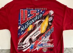 NHRA 2021 DODGE SRT US Nats Indy (158) 100% Cotton T-shirt. **PLUS** FREE **HAT!