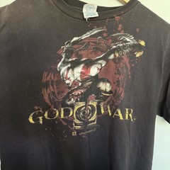 Vintage God of War Kratos Playstation 2 Promotional T-Shirt Med Delta Pro Weight