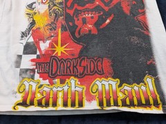 Star Wars C Life Group Sith Lord Darth Maul T-Shirt AOP Logo White Men’s Large