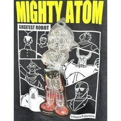 Tezuka Astro Boy Mighty Atom Sweatshirt Mens L Black Anime Graphic Hologram