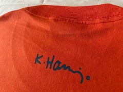 Keith Haring Tee Shirt New Lot of 6 Original Vintage Pieces from POP SHOP NYC