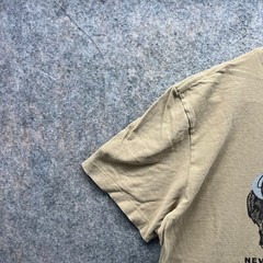 The North Face Shirt Mens Medium Khaki Crewneck Bulls Tan Beige Cotton Print