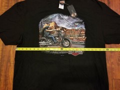 Harley Davidson San Benito, Texas – Ghost Rider Black T-Shirt – Men’s 2XL – NEW