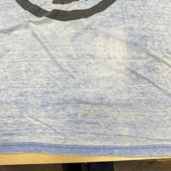 VW Volkswagen Fahrvergnügen Men T-Shirt XL Blue Lightweight Shear-1990s