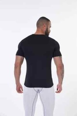 Men’s V Neck Shirts Casual Short Sleeve Gym Athletic T Shirt Top Workout Shirts