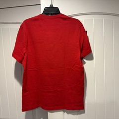 AVIREX Salvage Red Patch Logo Crew Neck T-Shirt NEW Men’s Size Size Medium