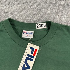 NWT Vintage 90s FILA Calcio Italia futbol Soccer Shirt Large 24×29 Green