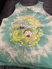 Men’s Rick & Morty Adult Swim Cartoon Network Ripple Junction Tank Top Small