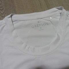 GREYSON Mens M MEDIUM GUIDE SPORT T SHIRT PERFORMANCE GOLF LONG SLEEVE TEE WHITE