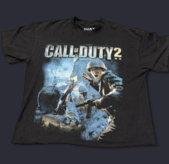 Vintage Call of Duty 2 Tee Video Game Graphic T-Shirt S-5XL
