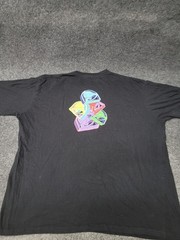 Taco Bell Shirt Mens 2XL Black V Neck Logo Graphic Fast Food Tee T-Shirt