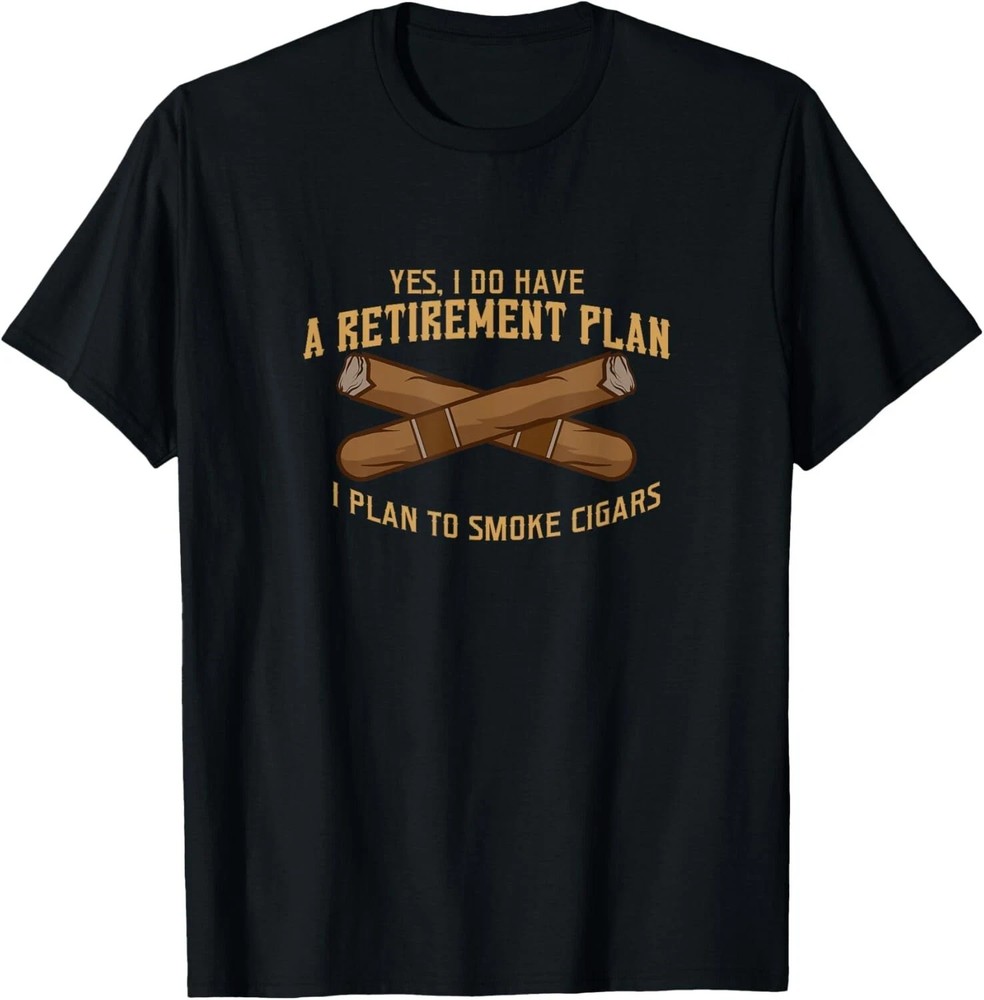 Cigar Shirts For Men Cigar Smoker Grandpa Dad Fathers Day Gift Unisex T-Shirt