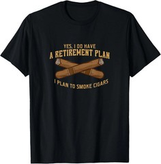 Cigar Shirts For Men Cigar Smoker Grandpa Dad Fathers Day Gift Unisex T-Shirt