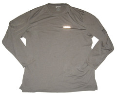 Men’s AKHG DULUTH TRADING CO Gray Tun-Dry Lightweight Wicking L/S Tee 2XL