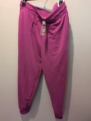 -NEW- Nike Women’s Large Plain Pink Sweatpants FB5434-518 Dri-Fit High Waist