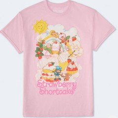 Strawberry Shortcake Desserts Pink T-Shirt New