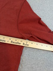 Public Rec Shirt Mens S Long Sleeve Orange Stretch