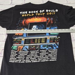 Iron Maiden T-Shirt Black Book of Souls World Tour 2017 Graphic Band Mens Size M