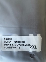 THE MARATHON CLOTHING Hero 2XL Slate Oversized S/S T-Shirt NWT Nipsey Hussle