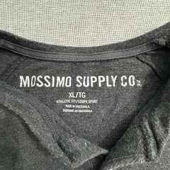 Mossimo Supply Co. Charcoal Heather Short Sleeve Henley Shirt Men Size XL