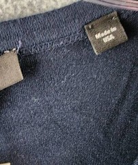 Vince Henley Placket Cotton Relaxed-Fit Shirt Men’s XL Blue Short Sleeve