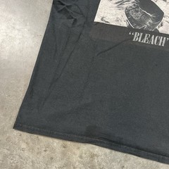 Nirvana T Shirt Mens XL Black Bleach Grunge Y2K Preowned